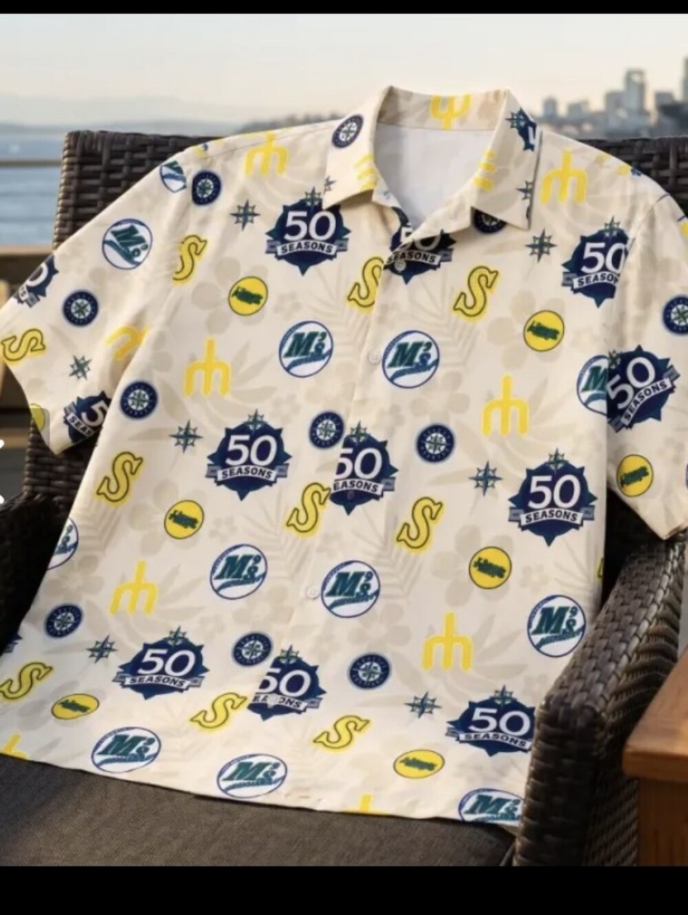 Seattle Mariners 50th Anniversary 2026 Button-Down Shirt Park Exclusive